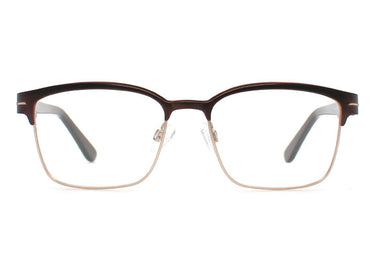 Men Vista Eyeglasses: Keene - Brown - SpecSMART Eye Clinic (Front View)